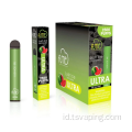 Grosir vapus sekali pakai asap ultra 2500 puff vape
